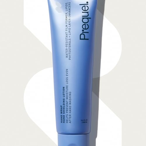 Prequel Skin Hand Wrap, Hand Cream for Dry Cracked Hands. Deep Nourishing Moisturizing Formula. Non-Greasy Balm for Women and Men. Unscented Skincare with Moisture Lock Formula. 3.4oz