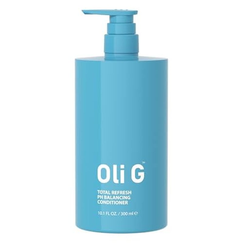 Oli G Total Refresh pH Balancing Hair Conditioner ? Lightweight Daily Conditioner for All Hair Types ? With Marula Oil, Shea Butter, Botanical Proteins ? Detangles, Softens & Smooths ? 10 fl oz