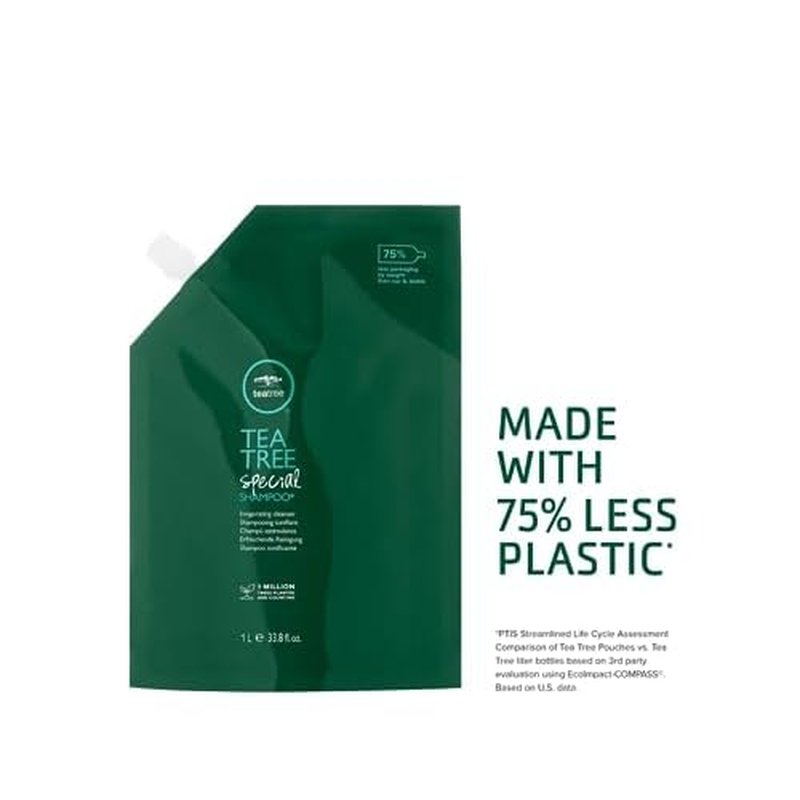 Tea Tree Special Shampoo, Deep Cleans, Refreshes Scalp, Especially Oily Hair, For All Hair Types