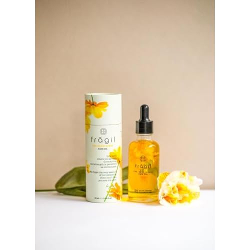 Vitamin C Glow Face Elixir, Hydrating Anti-Aging Face Oil for Sensitive Skin, Brightening & Nourishment | Organic, Plant-Based Facial Oil, Pollution Defense & Natural Glow | USA Made?1.69 fl oz