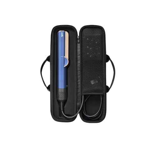 Travel Carrying Case Compatible with Dyson Airstrait/Hair Straightener, Airstrait HT01 Accessories Tools Hard Case, Waterproof Storage Bag - Black (Black)