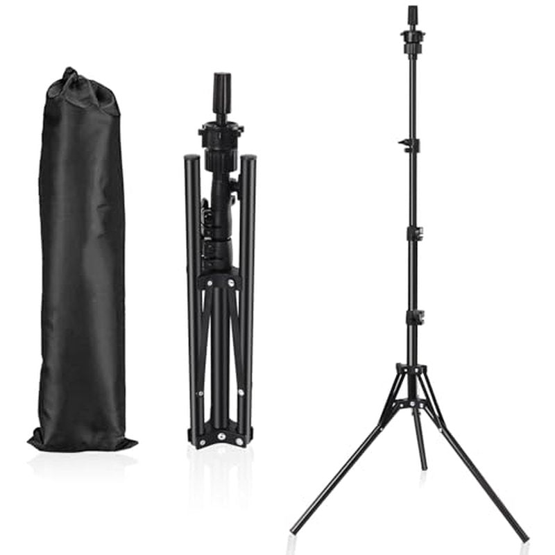 Mannequin Head Stand, Adjustable Wig Stand, Reinforced Metal Mannequin Head Stand for Cosmetology Hairdressing Training
