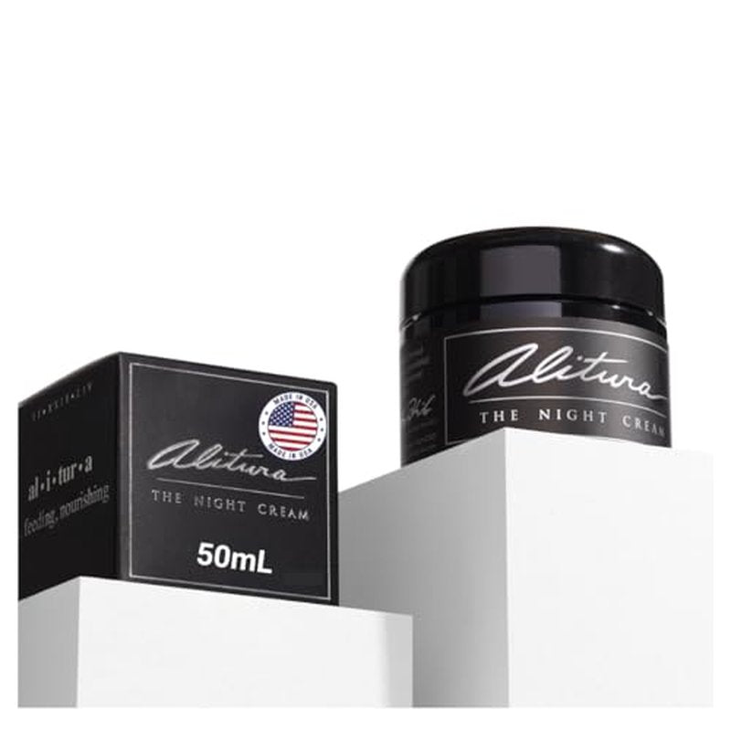 Alitura Hyaluronic Acid Anti-Aging Night Cream ? Hydrating Face Moisturizer with 10% Hyaluronic Acid & Superfoods ? Wrinkle Cream for Women & Men ? Anti-Wrinkle Night Cream for Radiant, Youthful Skin
