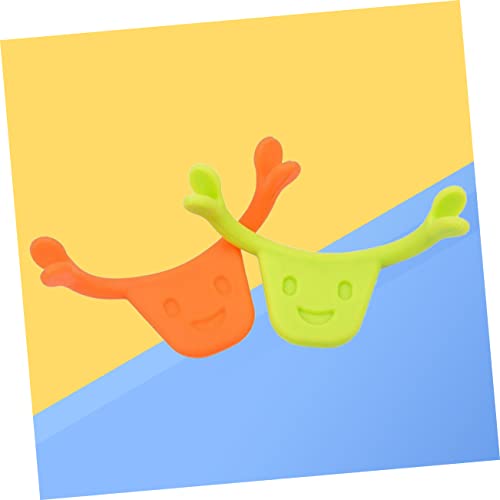 FRCOLOR 2pcs Smile Trainer Silicone Mouth Stretching Lifting Tool for Facial Muscles Edible Silicone Smile Brace for Daily Use
