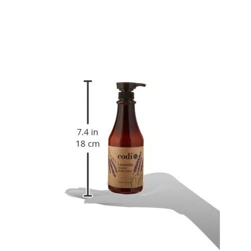 CODi Lavender Lotion - Lavender Body and Hand Lotion for Women and Men - Lavender Body Lotion with True English Lavender Scent - Less Greasy and Quick Absorbent - 1 750ml Bottle and 2 100ml Tubes