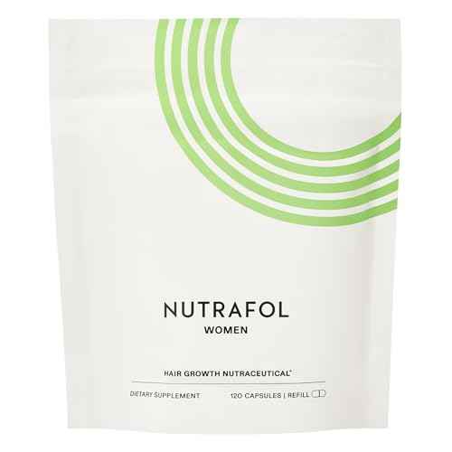 Nutrafol Women's Hair Growth Supplements, for Women Ages 18-44, Clinically Proven Hair Supplement for Visibly Thicker and Stronger Hair, Dermatologist Recommended - 1 Month Supply, 1 Refill Pouch