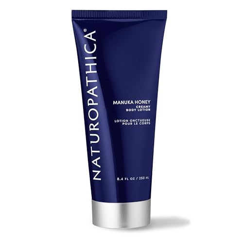 Naturopathica Manuka Honey Creamy Body Lotion, Rich and Fast-Absorbing Body Moisturizer, Body Lotion for Dry Skin, 8.4 fl oz