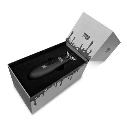 TPOB Ghost X Beard Trimmer Hair Clippers for Men, Professional Hair T-Blade Trimmer Cordless Rechargeable Edgers Clippers Electric Beard Shaver (Ghost X Blackout)