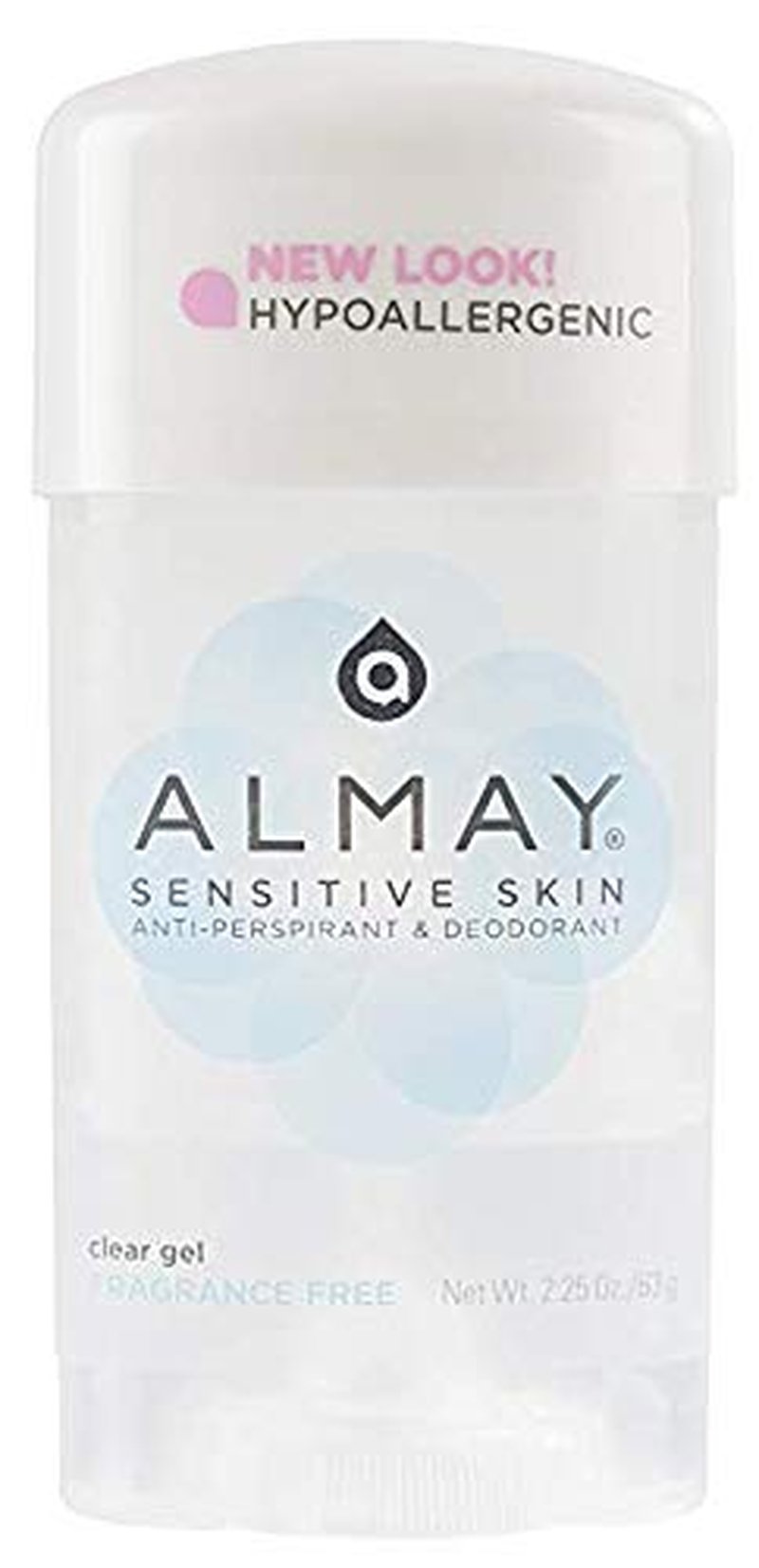 Almay Sensitive Skin Clear Gel - Fragrance-Free Moisturizer | 2.25 oz (Pack of 6)