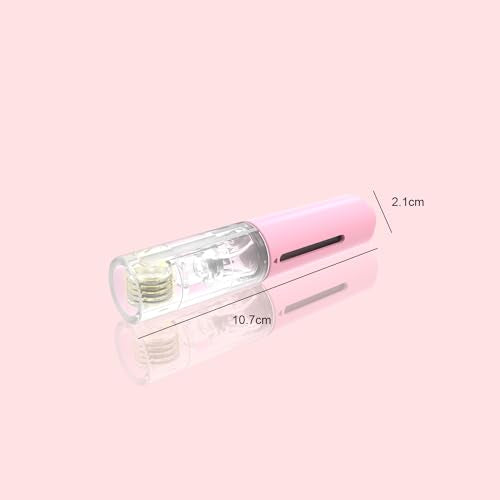 Infusion Derma Roller for Face Scalp Lips At-Home Use | 2-in-1 Titanium Micro-Needles | Compact 0.25mm Microneedling Skin Beauty Tool