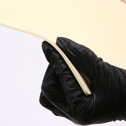 0.0098 inch Tattoo Practice Skin, 3 Pcs 11.81 * 7.87inch Thick Silicone Fake Skin Blank Double Sides Soft Skin, Tattooing Microblading Eyebrow Lip Practice Sheet for Beginners and Artists