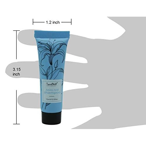 Travel Well Mini Shampoo & Conditioner Set with Soap Bars - Hotel Shampoo & Conditioner Supplies for Guests - Travel-Size Bulk Toiletries - Individual Toiletries for Guests - 150-Piece Set