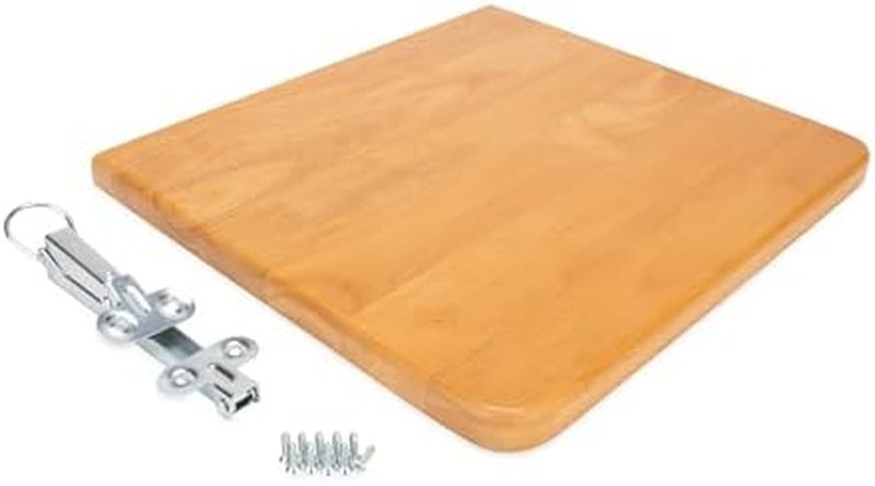 Camco Oak Accent RV Countertop Extension - Non-Toxic Gloss Finish | 12” x 13.5” x .75”