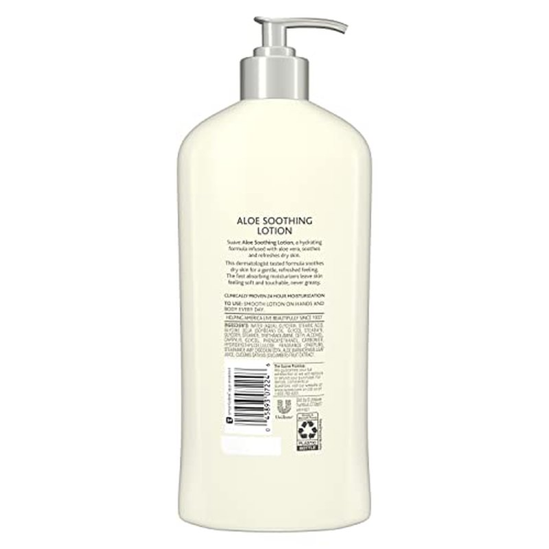 Suave Skin Solutions Body Lotion Soothing With Aloe 18oz