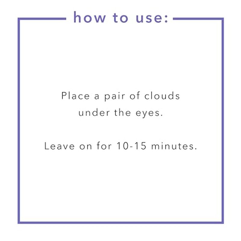 florence by mills Floating Under the Eyes Depuffing Gel Pads | Re-Energize Tired Under Eyes | Hydrating | Vegan & Cruelty-Free - 30 Pairs/60 count