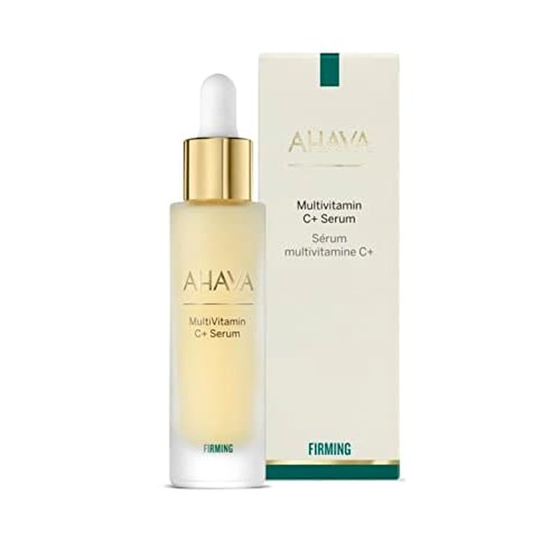 AHAVA Firming MultiVitamin C+ Serum - Enriched with Antioxidants, Panthenol, Vitamin E, Xanthan Gum & Osmoter Exclusive Blend of Dead Sea Minerals for Firmness, Luminosity and Radiance, 1 Fl Oz
