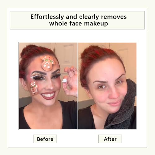 Cistto Natural Cleansing Oil Lightweight Balancing Makeup Remover with Jojoba & Rose Oil, Non-Comedogenic, Travel-Friendly 2ml x 40 Capsules for Oily Skin