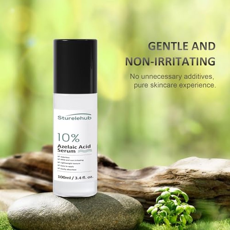 Azelaic Acid 10% Serum, 3.4 fl. oz. / 100ml, Azelaic-Acid-Serum For Reducing Facial Redness And Face