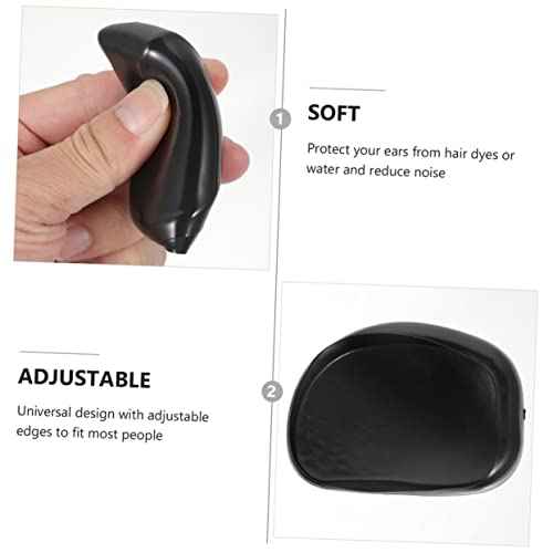 Hair Dye Ear Covers 20pcs Plastic Ear Protector Caps for Hair Dyeing for Salon and Home Use