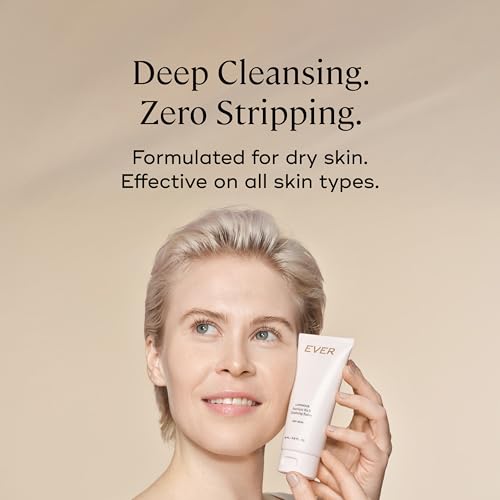 EVER Luminous Nutrient-Rich Cleansing Balm ? Vitamin C & Sesame Oil Waterless Facial Cleanser to Remove Makeup, Dirt & Impurities ? Nourishing Balm for Dry, Normal & Sensitive Skin, 2.8 fl oz