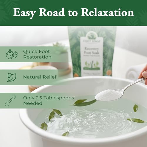 Tea Tree Oil Detox Foot Soak - for Athlete¡¯s Foot, Toenails, Smelly Feet - All Natural Formula - Intensive Foot Repair - 16 oz