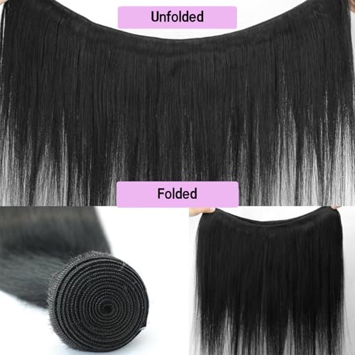 Straight Bundles Human Hair one Bundle 100g/pack 24 Inch 12A Brazilian Hair Single Black Bundles