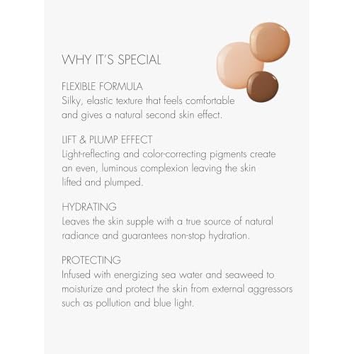 SWEED - Glass Skin Foundation | Long-Lasting Fluid Formula | Hydrate, Moisturize, Lift, Plump, Protect | Vegan, Cruelty-Free, Clean Beauty (03 LIGHT W)