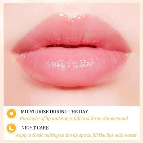 6Pcs Bee Lip Balm Honey Pot,Lip Sleeping Mask Hydrating Prevention Dry and Cracked Lip Scrubs Exfoliator Lip Care,Lip Mask Overnight Reduces Lip Lines