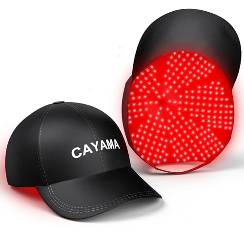 CAYAMA Red Light Therapy Cap for Hair ? 510 LEDs Laser Hair Cap for Fuller, Healthier-Looking Hair, Light-Based Care Device for Men & Women