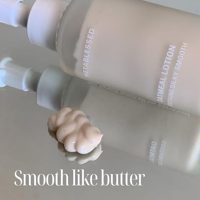 Organic Oatmeal Lotion - Nurtures Dry Itchy Skin Plant-Based Body Moisturizer with Aloe Vera + Shea Butter 3.38 fl. oz
