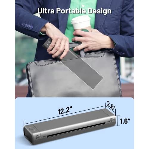 Itari M08F Tattoo Stencil Printer - Thermal Tattoo Machine Support Transfer Paper, Stencil Printer for Tattooing Support Phone & Laptop,Tattoo Printer Copier Kit for Tattoo Artist & Beginner