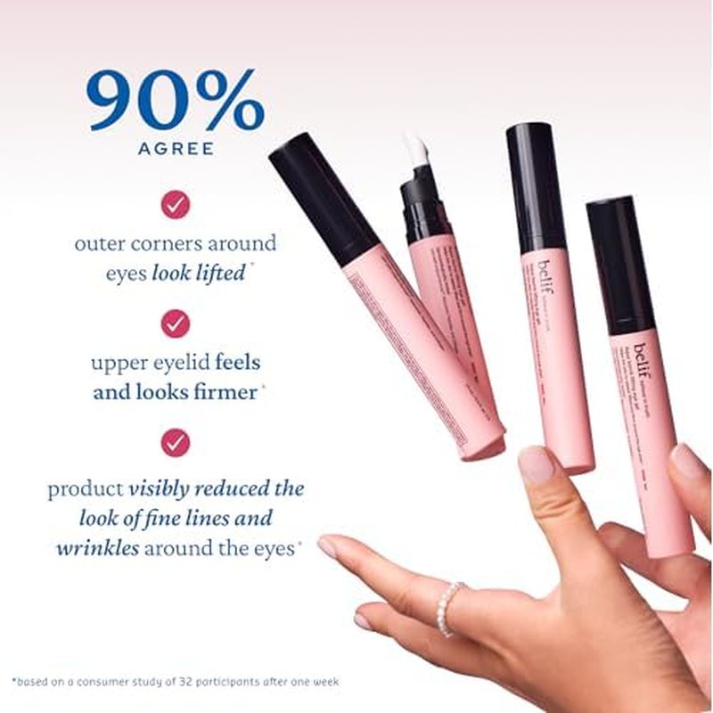 belif Aqua Bomb Lifting Eye Gel | Retinol + Collagen + Peptide for Firming & Plumping | Hyaluronic Acid for Glowy Hydration | Niacinamide for Dark Circles | Korean Skin Care