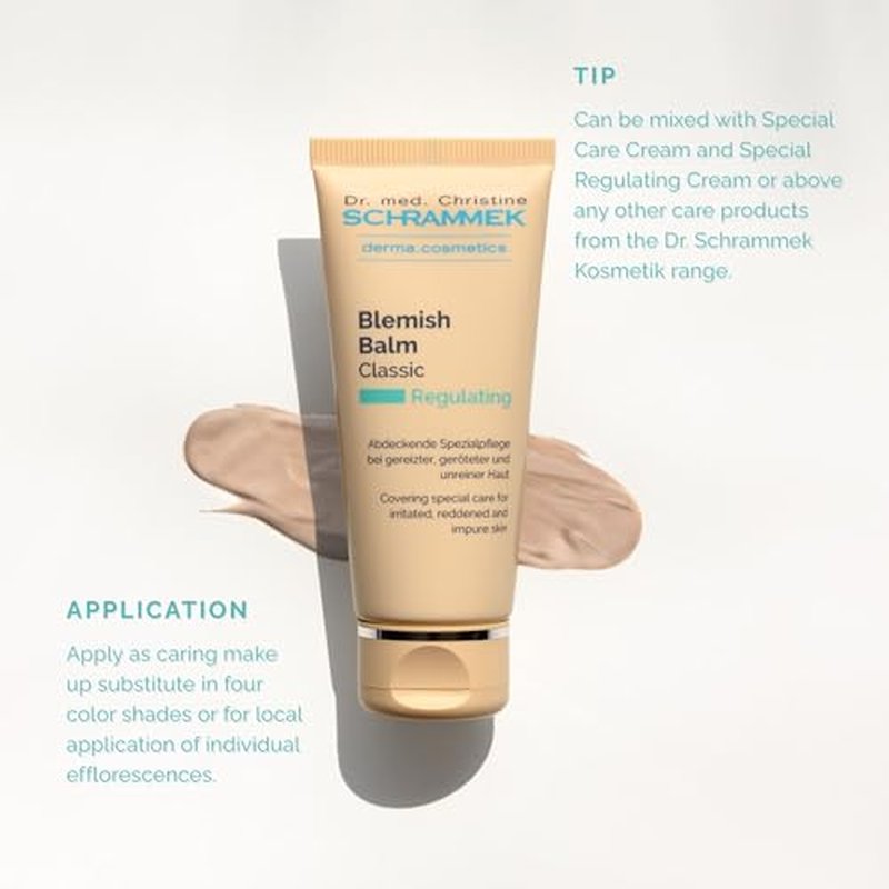 Schrammek Blemish Balm Classic (1.4 fl oz) - Covering Special Care for Irritated, Reddened & Impure Skin - The Original since 1967 - BB Cream - Tinted Face Moisturizer - Facial Skin Care - Dr