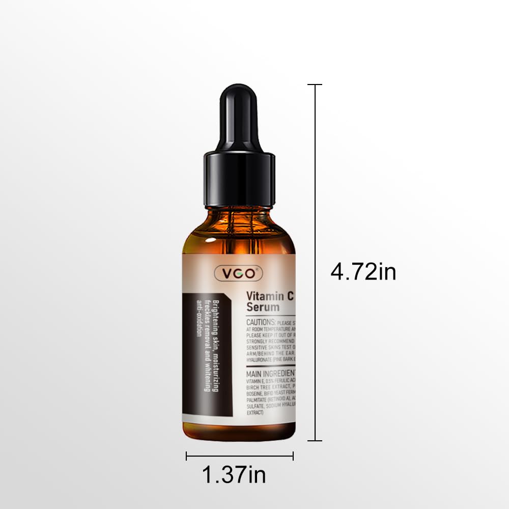 Vitamin C Serum for Face - Anti-Aging with Hyaluronic Acid & Vitamin E | Deep Hydration, 2.02oz / 60ml