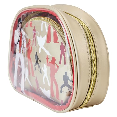 Loungefly Elvis Presley Aloha Hawaiian Print 2-Piece Cosmetic Set