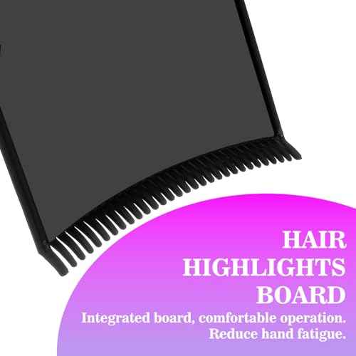 Balayage Board Highlighting Kit, Highlighting Board with Teeth, Lightweight Foiling Boards for Hair Dye Tools, Reusable Hair Dying Tools for Barber Salon Hairstylist Hairs Dying Tool
