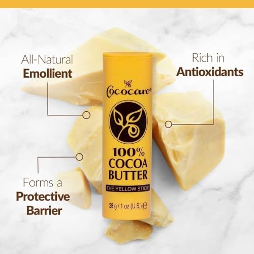 Cococare Coco Cocoa Butter Stick, Stock 100% 1 oz, 8 Pack