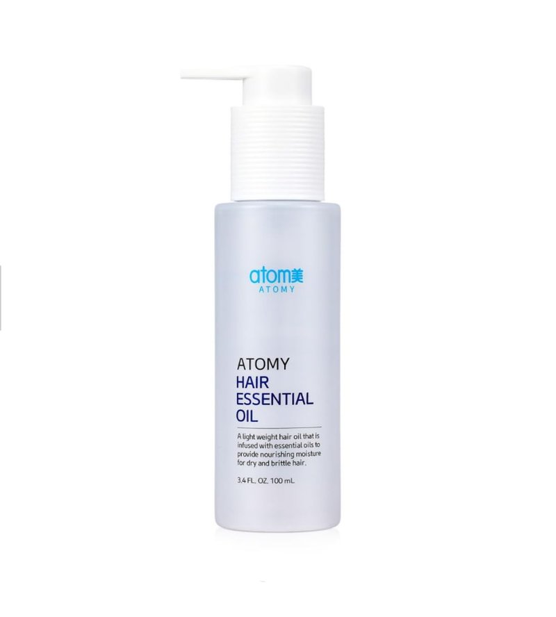 Hair Essential Oil - Lightweight Anti-Frizz Shine Serum with 6-Plant Complex | 100 mL / 3.4 Fl Oz