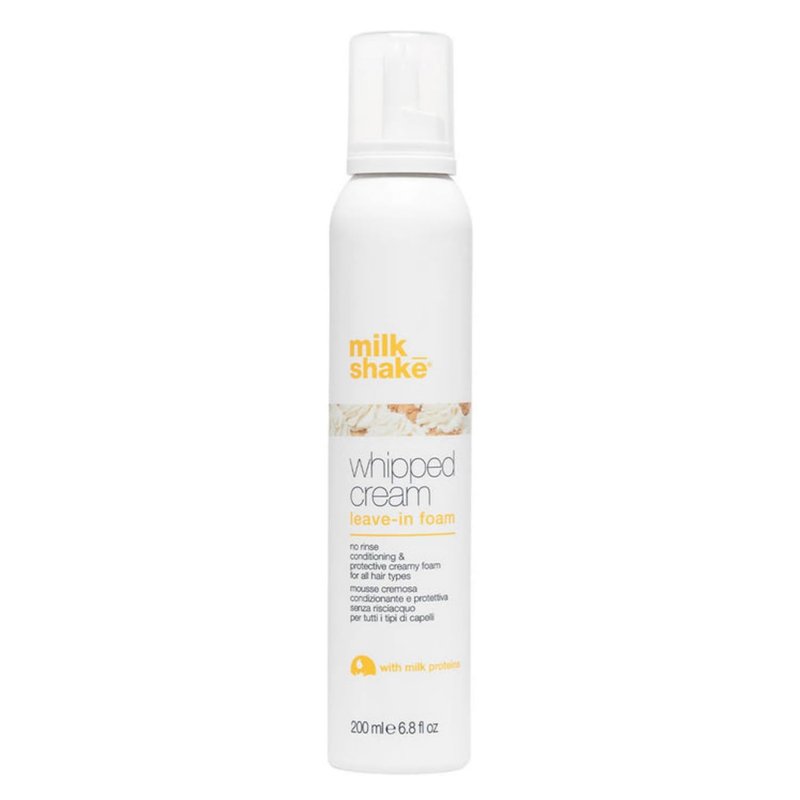 milk_shake Whipped Cream Leave-in Treatment | Creamy, No-Rinse Conditioning Mousse with Milk Proteins and Fruit Extracts | Hydrates, Detangles, and Smooths for Silky, Healthy-Looking Hair
