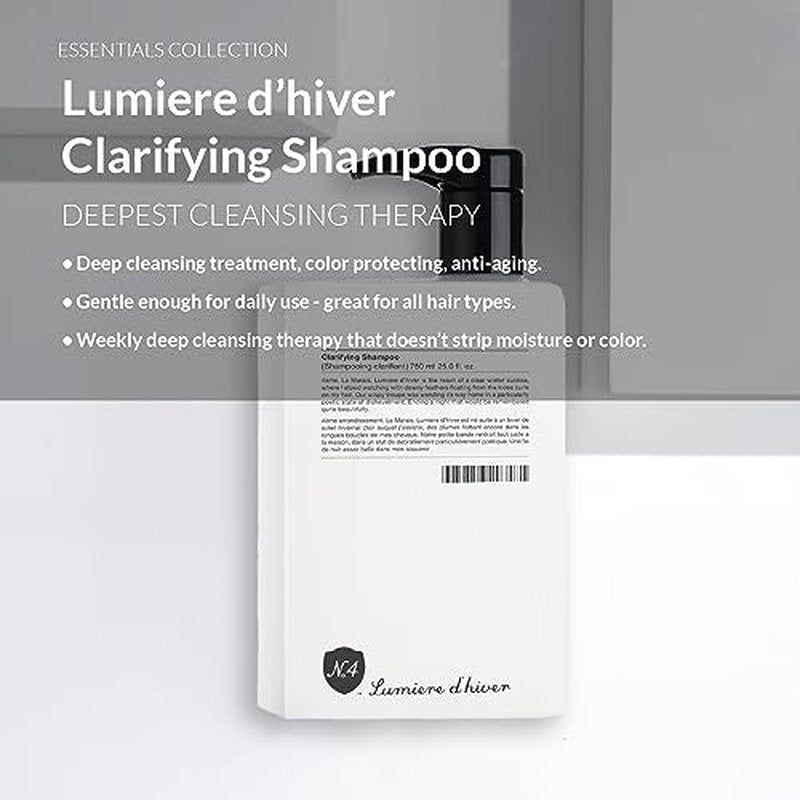 Number 4 Clarifying Shampoo, Shampoo for Women and Men, Cleansing Hair Shampoo, 25 oz