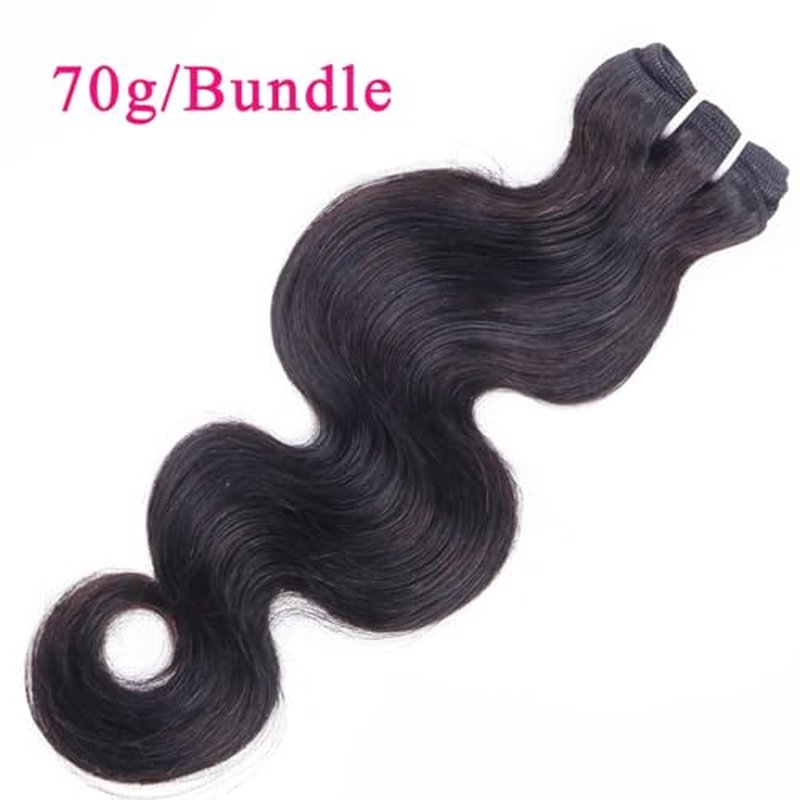 RESACA Body Wave 3 Bundles Human Hair Weave Weft Extentions Bundles for Women 24 26 28 Inch 100% Unprocessed Brazilian Virgin Human Hair (Nature Color Black)