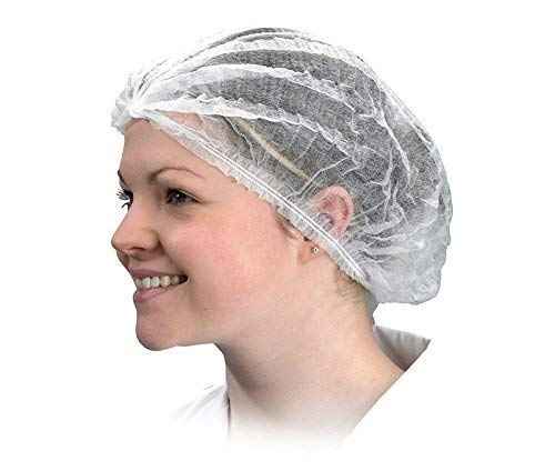 Disposable Hair Net Non-Woven Head Bouffant, Kitchen Hygiene Hair Protective Cap, Shower Hair Cap, Make up Hair Cover, Cleaning Disinfecting Hair Mask, Non Medical Hair Cap (400 net)