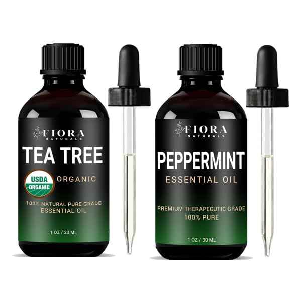 Fiora Naturals Tea Tree Oil & Peppermint Oil