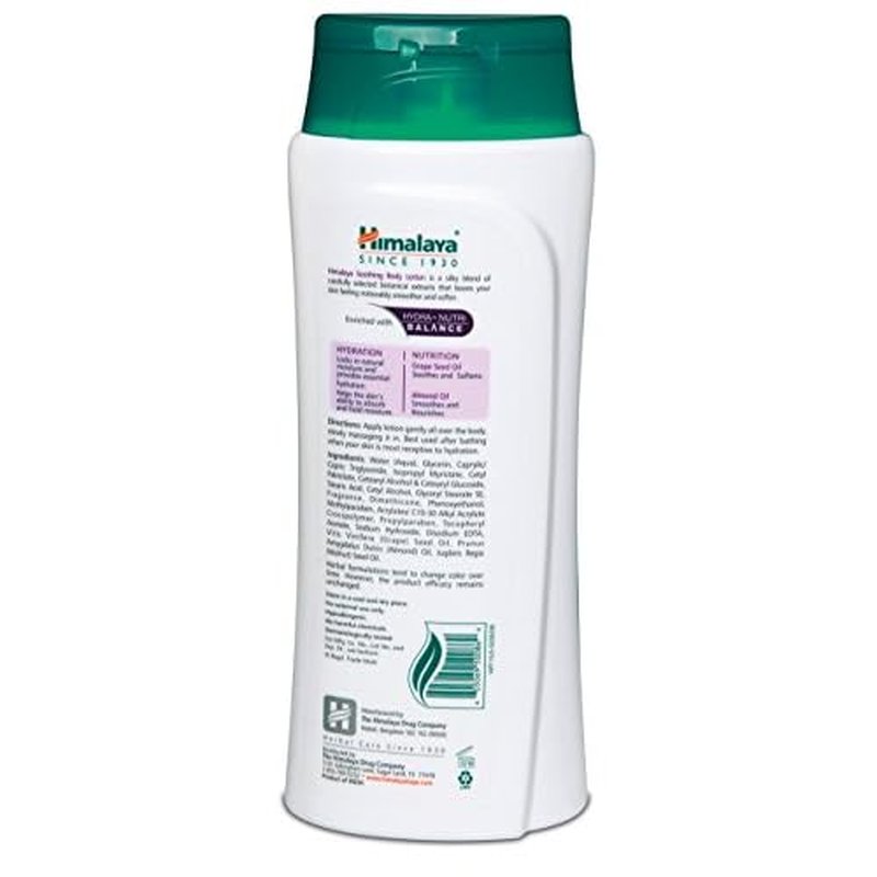 Himalaya Soothing Body Lotion for Dry Skin, with Grape Seed and Almond Oil, Soothes and Moisturizes 13.53 oz (400 ml)