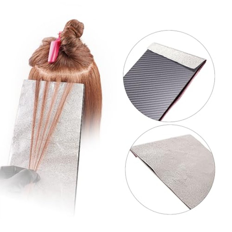 Professional Carbon Fibre Foil/Balayage Board,Highlighting Board, Hair Colouring Tool (Matte Black, Matte Black K)