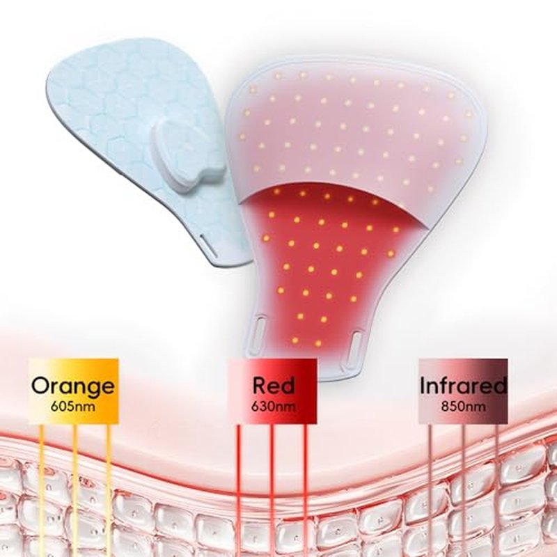 Red Light Therapy Glove for Hands - 630nm & 830nm LED Device for Pain Relief & Skin Rejuvenation, Rechargeable Hand Care with Auto Shut-Off