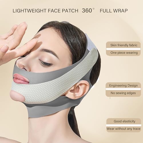 MASIKA Chin Strap for Sleeping£¬V-Line Mask,£¬V-Line Lifting Chinstrap£¬Jaw Exerciser, Reusable Face Strap.