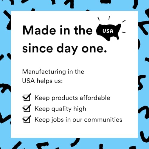 Boie USA Face Scrubber - Handheld Facial Tool, Deep Cleansing Exfoliating Facial Brush. Fights Acne with Gentle, Silicone-Like Bristles, Long Lasting, & Hypoallergenic (Blue)