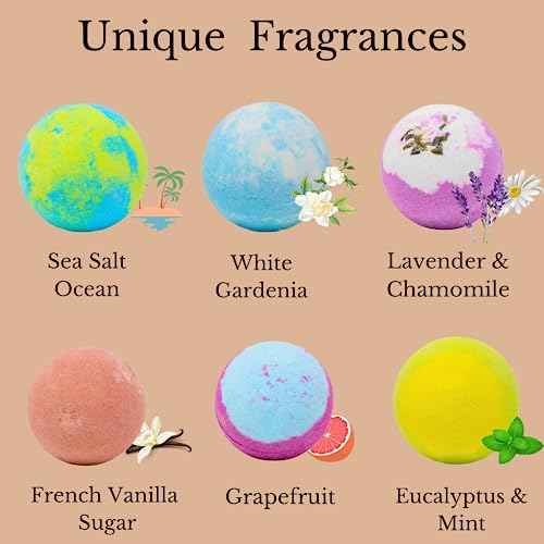 Luxury Bath Bomb Gift Set, Organic Bath Bombs for Women Relaxing, Moisturizing Shea Butter & Pure Essential Oils Bubble Bath, Bathbombs for Men, Gifts for Her