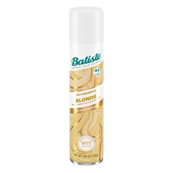 Batiste Dry Shampoo for Blonde Hair - Oil Absorbing Formula | 3.81 Fl Oz, Pack of 2